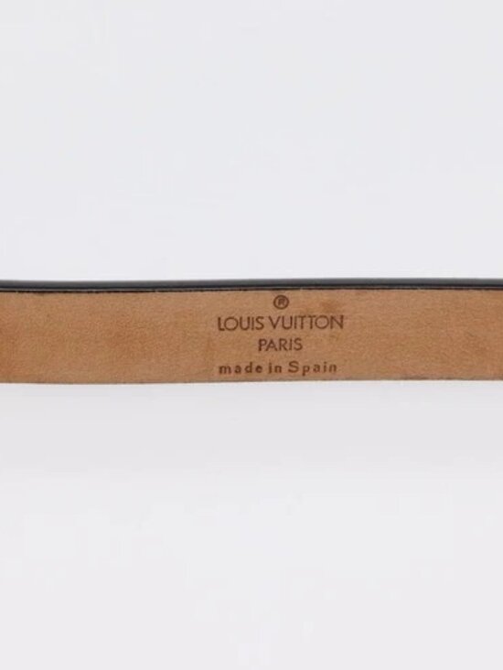 LOUIS VUITTON Ceinture Carre Belt Leather 37\